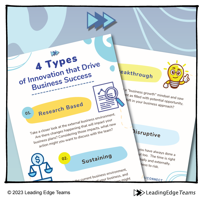 4 Types of Innovation that Drives Business Success | Leading Edge teams