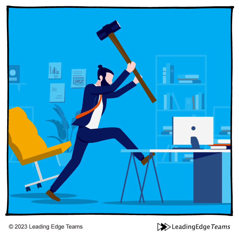 Damage Control: Managing Your Own Reactions for Team Success - Leading Edge Teams